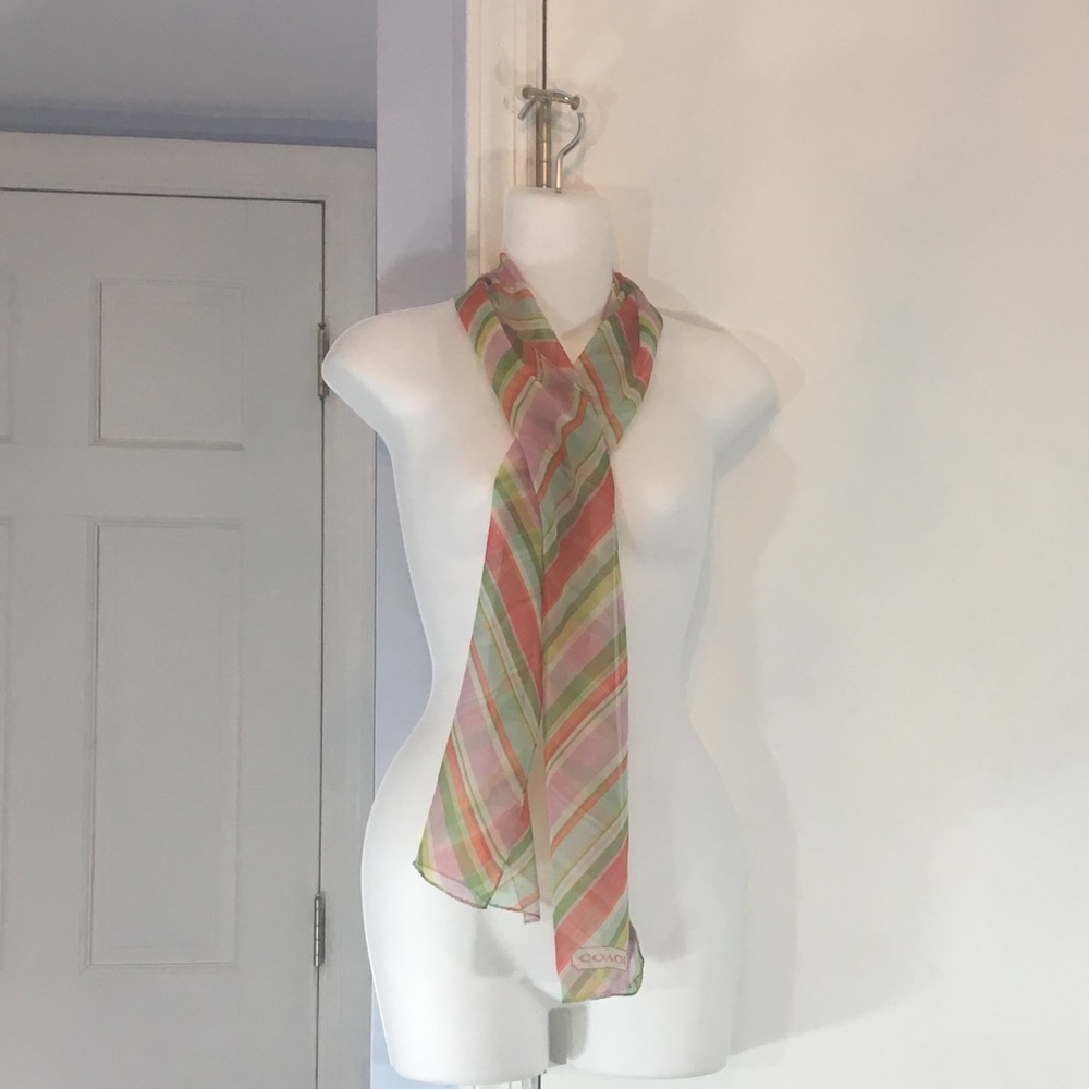 Coach Silk Scarf